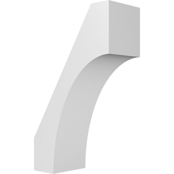 Ekena Millwork 3-in. W x 6-in. D x 10-in. H Westlake Architectural Grade PVC Knee Brace BRCP03X06X10WTL - main